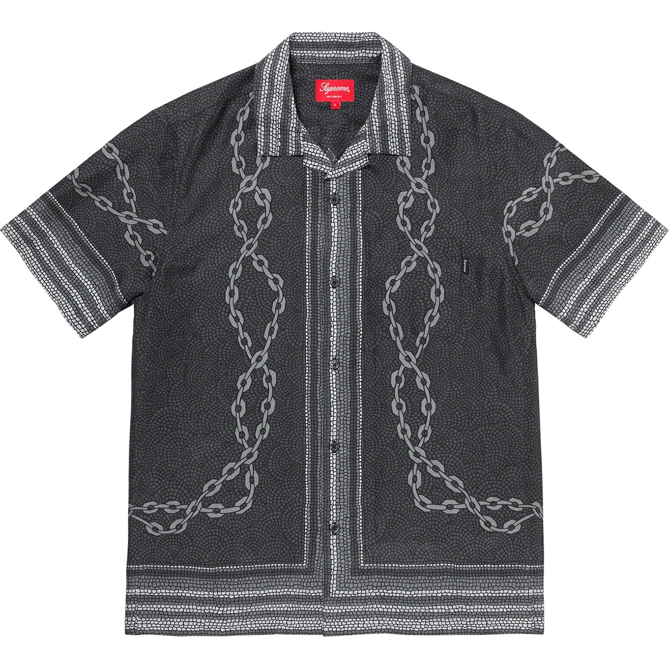 Mosaic Silk S/S Shirt view 6